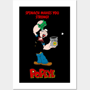 eat spinach! Posters and Art